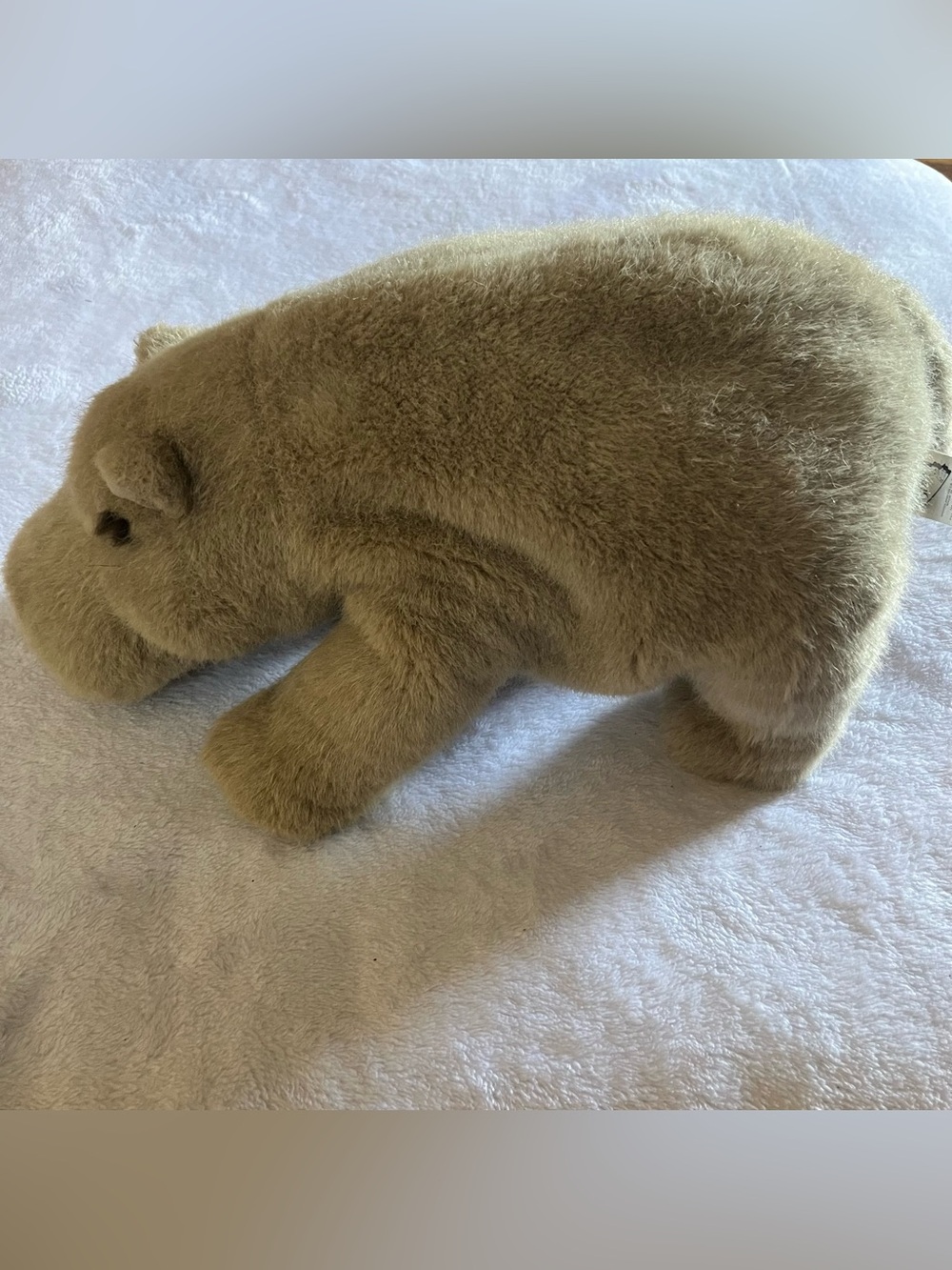 Dakin Applause Large Grey Horatio Hippo Huggables Plush Stuffed Animal 16x10